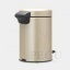 Brabantia prügikast pedaaliga 3L metallic Gold13.jpg