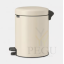 Brabantia pedaaliga prügikast NEWICON 5L Soft Beige2.png