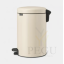 Brabantia prügikast NEWICON 12L vaikselt sulguva kaanega soft beige5.png