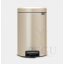 Brabantia prügikast 12L pedaaliga soft close kaaneva Metallic Gold6.png