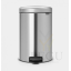 Brabantia prügikast pedaaliga 20L Matt Steel FPP1.png