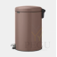 Prügikast pedaaliga soft-close kaanega 20L Satin Taupe2.png