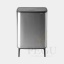 Brabantia prügikast anti fingerprint matt steel 60L3.jpg