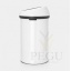 Brabantia prügikast Touch bin 60L valge4.JPG