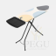 Triikimislaud Brabantia C must raam Perfect Flow Spring Bubbles2.png