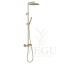 Damixa Iris termostaadiga dušisüsteem 30 cm üladušš Harjatud pronks PVD 919548835