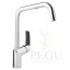 Damixa Slate köögisegisti kroom 6506674_slate_kitchen_g-spout_black.jpg