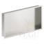 Süvistatav duširiiul Damixa Zen 300x600x75 mm, harjatud teras PVD 487474600