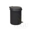 Disain-pedaalprügikast Frost Pedal Bin 3000, 3L, roostevaba teras matt must N3000-B