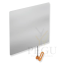 Kallutatav invapeegel nöörjuhtimisega HEWI Range 801, 599x540 mm oranz 801.01.100.24