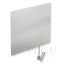 Kallutatav invapeegel nöörjuhtimisega HEWI Range 801, 599x540 mm kivi hall 801.01.100.95