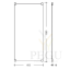 Lihvitud servadega peegel HEWI Range 801, 600x1200 mm, polüamiidist kinnitustega 801.01.300.92 mõõdud
